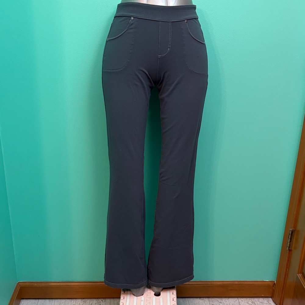 Athleta Charcoal Flare Pants